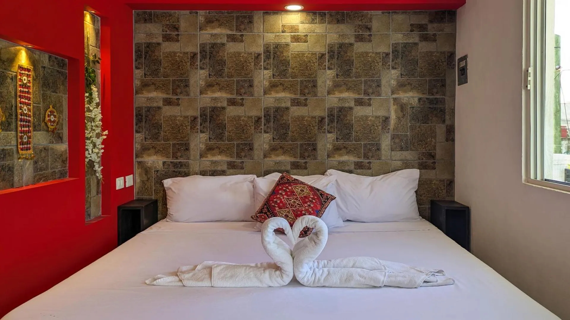 公寓 B6 Romantic Beachside Escape Bangkok Theme Memory Foam King Bed Kitchen Ac 普拉亚卡门